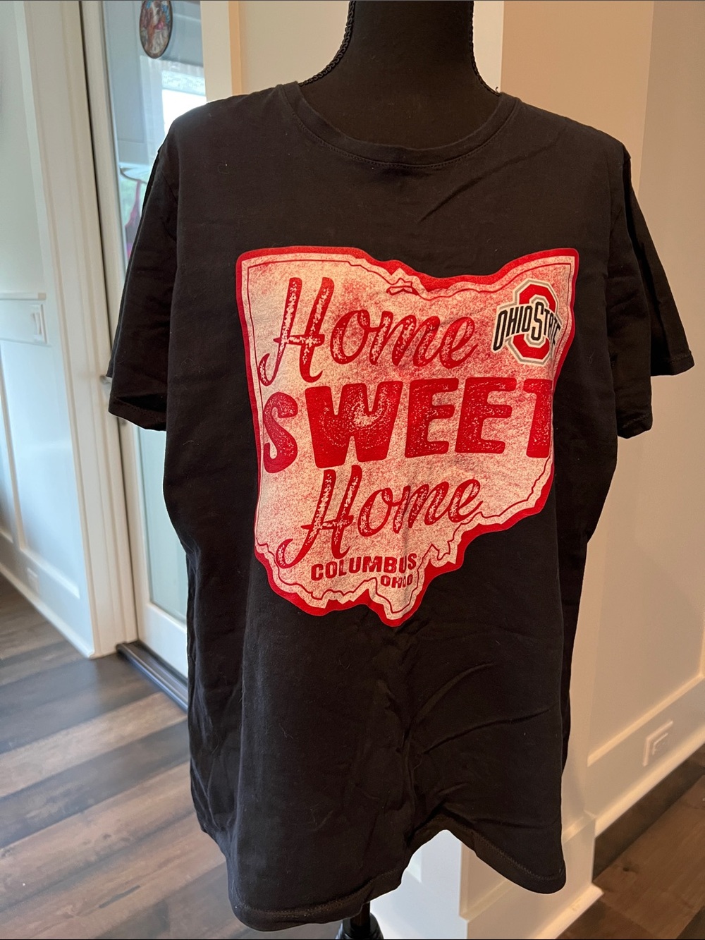 Ohio State "Home Sweet Home" Black Graphic Tee